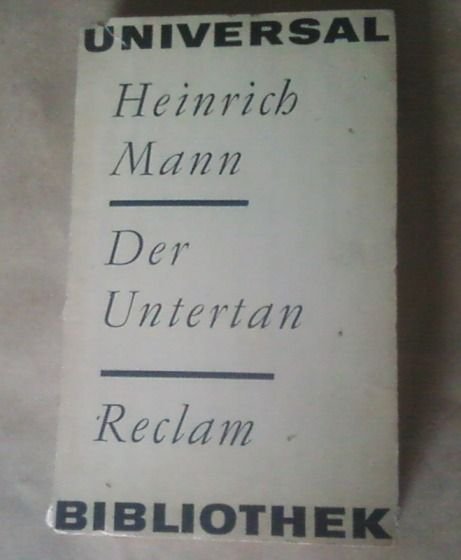 Г. Манн. Верноподданный