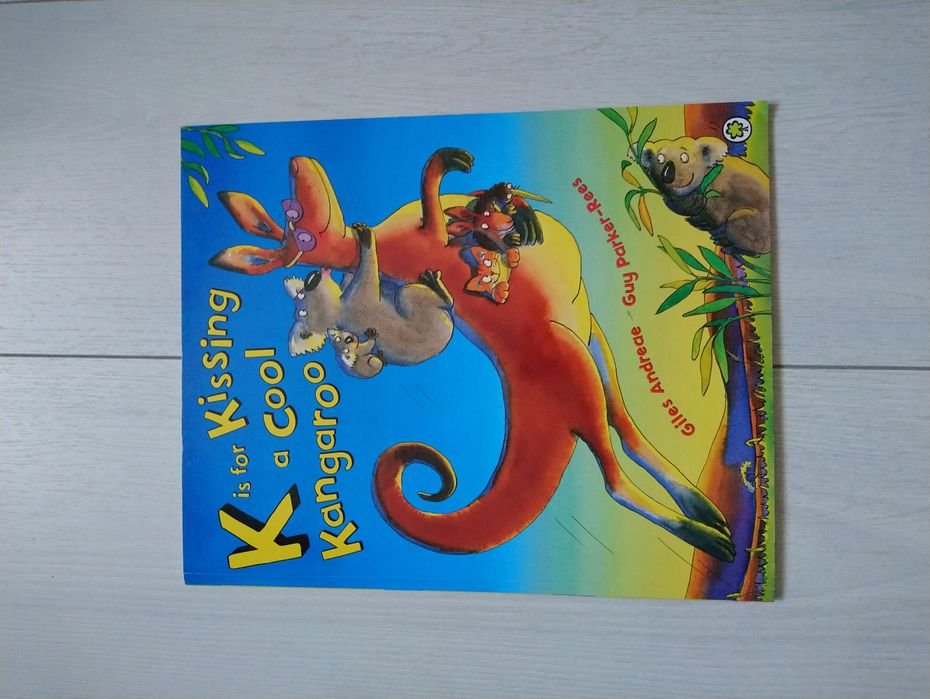 K is for Kissing a cool Kangaroo