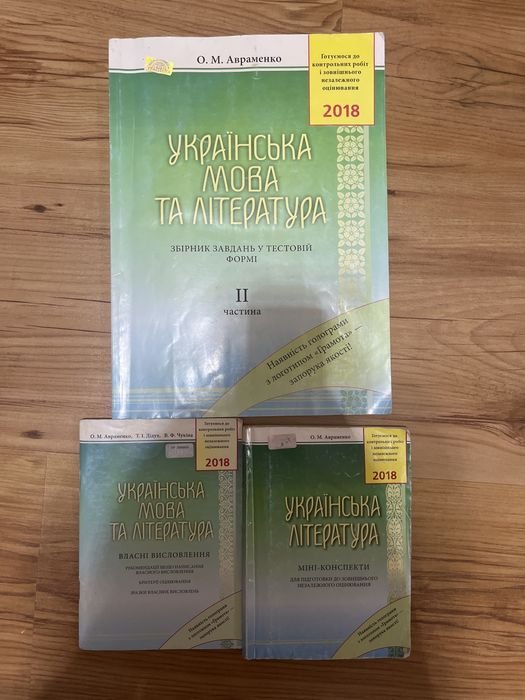 А. Авраменко. НМТ (ЕГЭ) Украинский язык и литература