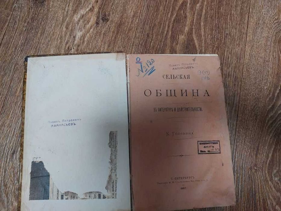 К.Ф. Головин. Сельская община в литературе и действительности