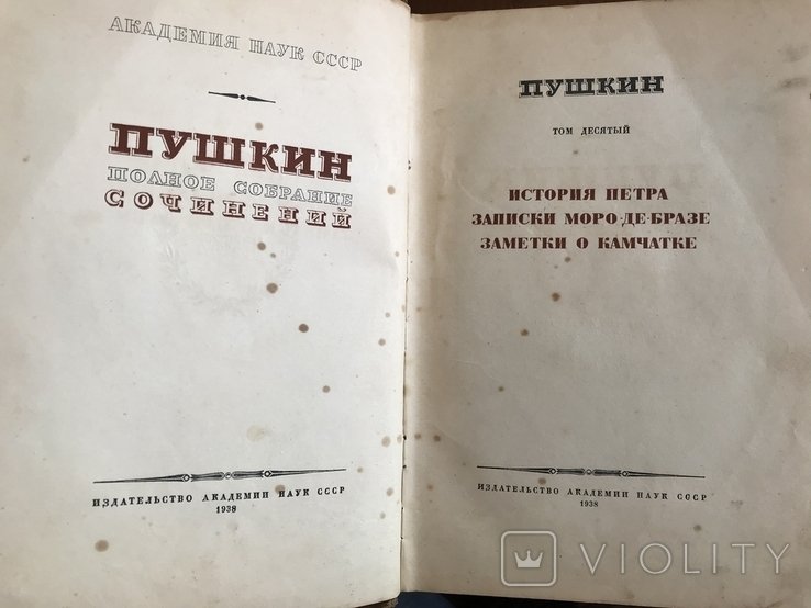 А.С. Пушкин. Собрание сочинений. Том 10