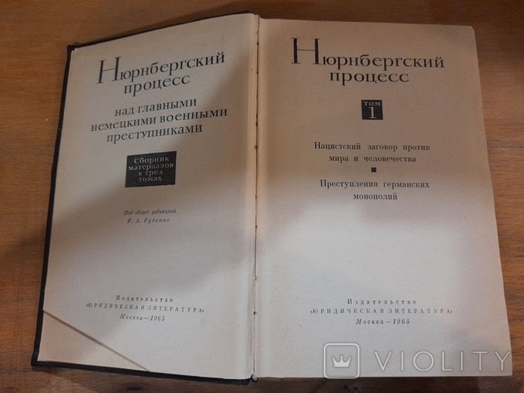 Нюнрбергский процесс. Том 1
