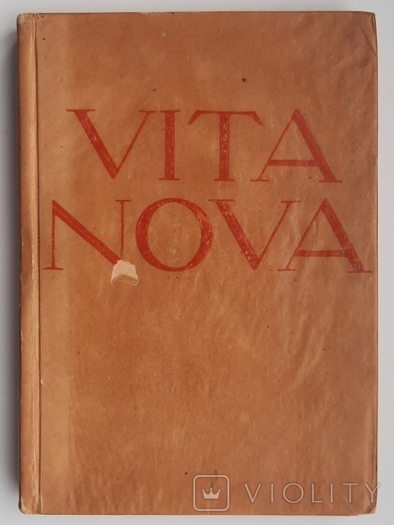 Д. Алигьери. VITA NOVA