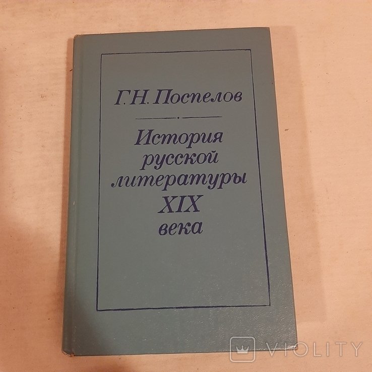 Г.Н. Поспелов. История русской литератури XIX века
