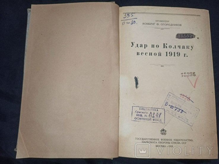 Ф. Огородников. Удар по Колчаку