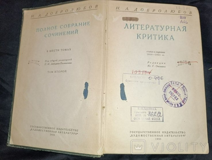 Н.А. Добролюбов. Литературная критика