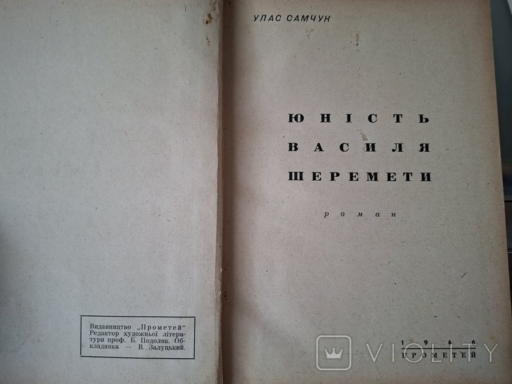 У. Самчук. Юность Василия Шереметы. Ч. 12