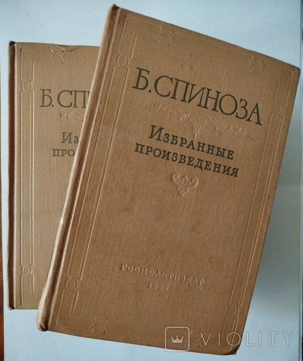Б. Спиноза. Выбранные произведения. В 2х томах
