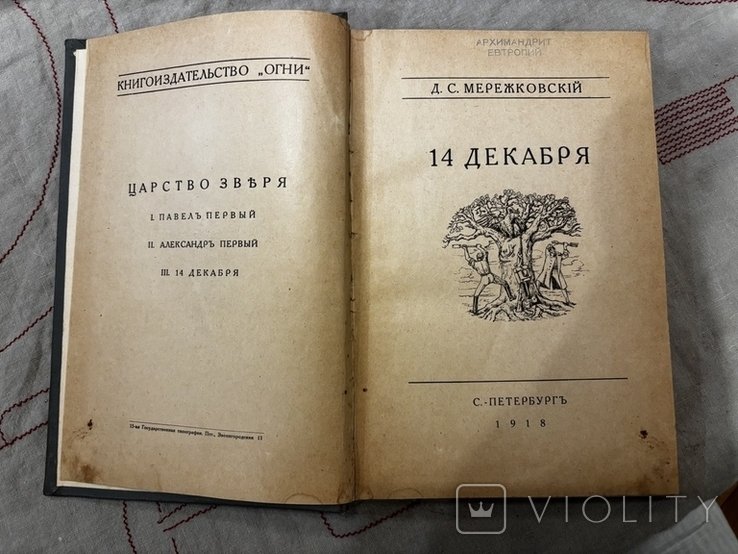 Д.С. Мережковский. 14 декабря, 1918 год