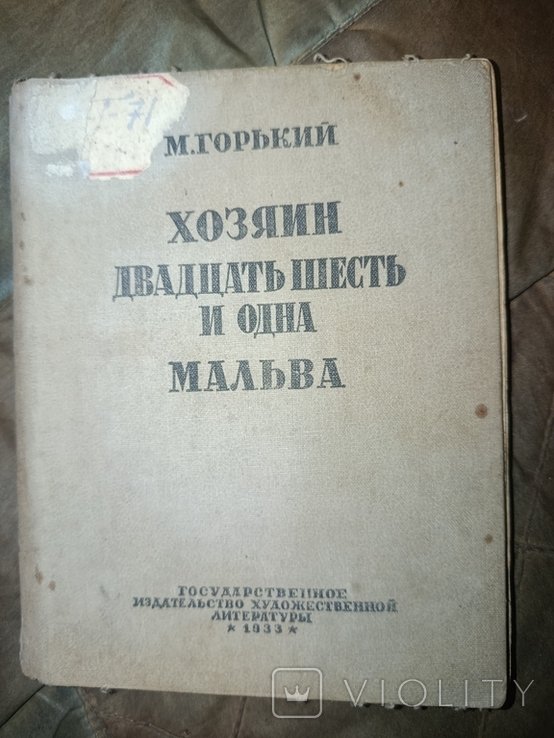 М. Горький. Хозяин двадцать шесть и одна мальва