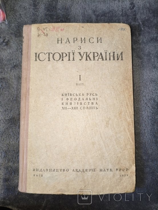 Нариси з истории Украины. Киевская Русь