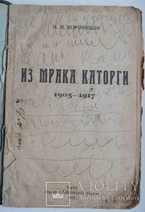 И.П. Вороницын. Из мрака каторги