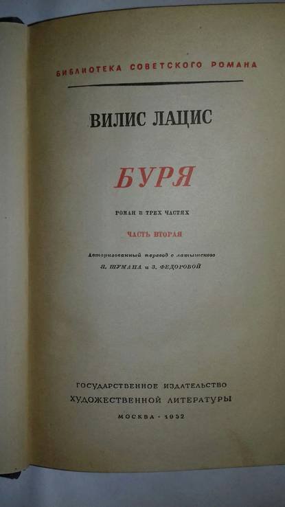 В. Лацис. Шторм
